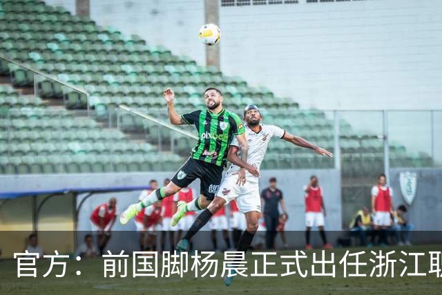 官方：前国脚杨晨正式出任浙江职业足球俱乐部总经理